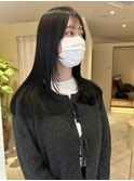 ブルーブラック/顔まわりレイヤー
