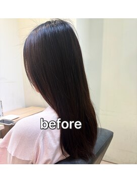 ピオラ(piola) 【気分を変えるスタイルチェンジ】外ハネボブ　beforeから