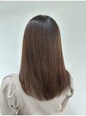 ナチュラル艶ストレート