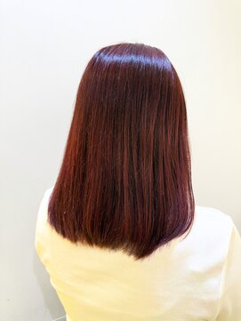 アッシュ 町田駅前通り店(Ash) ブリーチなしピンクブラウンカラー