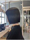 ブルーブラック/ワイドバング/美髪のススメ/外ハネボブ/北九州