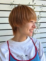 リシェア(re.share)&nbsp;ウルフショート/レディースウルフ/ハイトーン/コーラルオレンジ