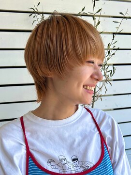 リシェア(re.share) ウルフショート/レディースウルフ/ハイトーン/コーラルオレンジ