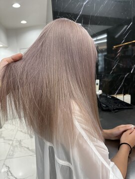 ラピス 渋谷本店(Lapis) ホワイトミルクティー/ブリーチカラー/ハイトーン/髪質改善