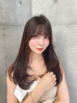 ロンドメリア 天神大名店(Lond Melia)&nbsp;イメチェンヘアスタイル小顔に見せるヘアココアベージュ