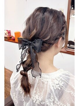 ヘアメイクボッカ(hair make Bokka) 夕方デートにやわらかアレンジ