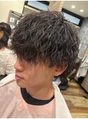 韓国風ウルフマッシュ波巻きツイストスパイラル