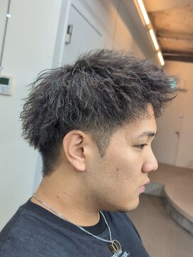 プルーブトウキョウ 渋谷(PROVE TOKYO) 爽やかビジネスツーブロック無造作ナチュラルサーフアップバング