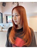 フルール バイ サファリ(fleur by safari)&nbsp;オレンジ/ハイトーン/レイヤーカット