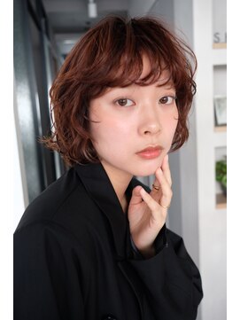 シア(SHEA gakugeidaigaku) やわらか質感ボブパーマ/乾かすだけで決まる、抜け感ボブ