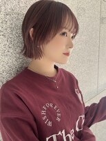 フリー(Free) 20代30代40代50代ミディアムレイヤーダークグレージュ