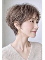 ハーツ(Heart's)&nbsp;白髪ぼかし脱白髪染め大人ショート40代50代60代