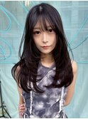 韓国オルチャンレイヤーカット髪質改善顔まわり前髪カット