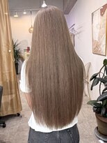 ラニヘアサロン(lani hair salon) ミルクティーグレージュ/ロングヘア/ハイトーン/ケアブリーチ