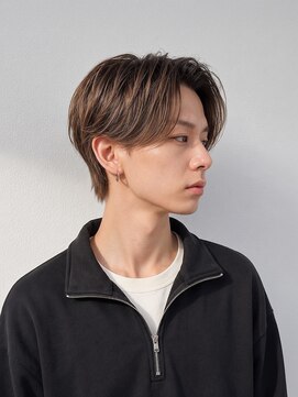 クラン(clan) ニュアンスパーマ、MEN’S HAIR 、刈り上げセンターパート