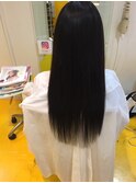 暗髪モダンロングヘアー♪♪♪