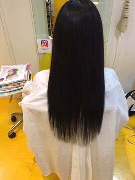 デュオヘアー エクステンションズ 新宿 暗髪モダンロングヘアー♪♪♪