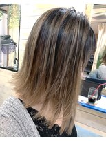 トーク 伊丹本店(TAL'KE)&nbsp;TAL'KE/バレイヤージュ×グレージュ _393