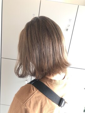 エイト 沖縄豊崎店(EIGHT toyosaki) 【EIGHT 豊崎】お客様スタイル_ミルクティーベージュ