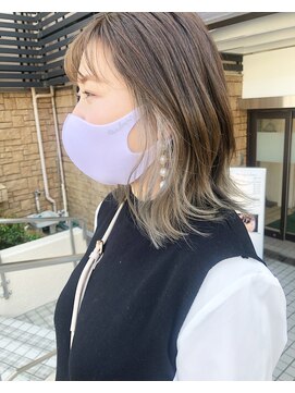 ビューティシモ 川越(Beautissimo) 【永井優衣】ベージュインナーカラー