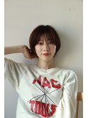 大人かわいい小顔ショート