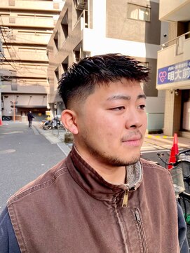 エフエム 明大前(FM) バーバー　刈り上げショート/アップバング/フェードカット