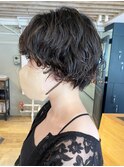 パーマショート_ショコラアッシュヘルシースタイル_ba409991