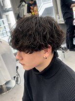 オーバルバイアピッシュ(OVARL by apish) ゆるふわ大きめ波巻きパーマ