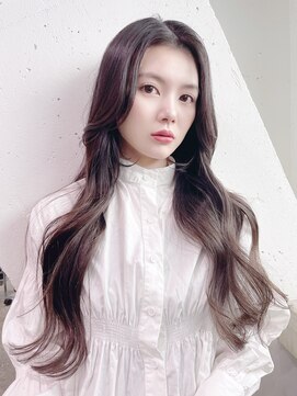 アイティーバイアルバム 下北沢店(IT by ALBUM) くびれヘア_グレーベージュレイヤーロング前髪パーマ_99010