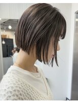 ウェイズトウキョウ 新宿店(Ways TOKYO)&nbsp;ミニボブ　ベージュ　グレージュ　切りっぱなしボブ