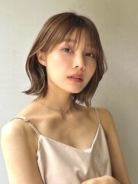 グルグル 下総中山店(GULGUL) ボブルフ/ネビージュ/小顔/ワンレン/黒髪/下総中山