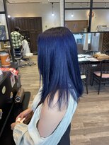 インパークス 松原店(hair stage INPARKS) 鮮やかブルー