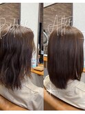 髪質改善ストレート
