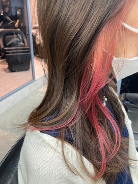デューヘアー(due hair) ワンポイントカラーに!インナーカラー