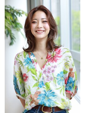 キッカ 津田沼 奏の杜店(CHICCA) ミディアムレイヤー~夏~