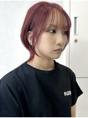 ミニウルフ ショート/ハイライトカラー アプリコットオレンジ