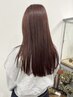 カット+ブリーチ無しダブルカラー+トリートメント￥17600