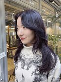 動きが出るスタイル◎ロングレイヤー