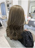 大人可愛いミルキーベージュ×ロングレイヤー◇