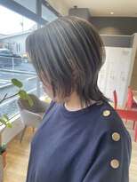 バランス ヘアーアンドアイラッシュ 野田店(balance.)&nbsp;新白髪ぼかしハイライト&ウルフカット