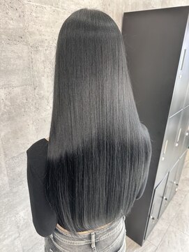 スキル 水戸(SKILL) アッシュブラック/トリートメントストレート