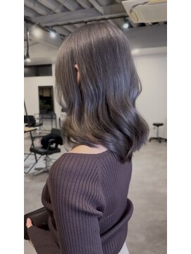 ナンバー(number+) 透明感抜群♪ダブルカラーブリーチラベンダーグレージュ