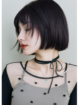 ケア 神戸(CARE) ミニボブ　切りっぱなしボブ　三宮