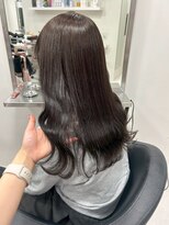 ベレーザ 渋谷(BELEZA)&nbsp;14810暗髪ミルクティーベージュオリーブカラー髪質改善ロング