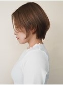 〈a35〉ショート韓国ボブハイライト髪質改善ブリーチ前髪20代30