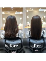 ツヤと髪 クリム(crim)&nbsp;髪質改善エステカラー　ロング　白髪染め　30代、40代、20代