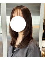 オーガニック リブ 川越(organic+live)&nbsp;冬の透明感◎顔まわりレイヤー×グレージュボブ