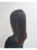ロング　縮毛矯正　髪質改善ストレート