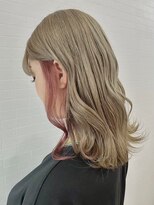 ガーデン 西川田店(garden)&nbsp;宇都宮ワインレッドインナーカラーミディアムレイヤーカット韓国