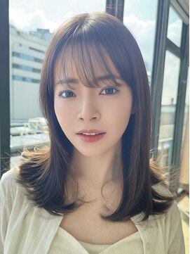 ランド(RaND) バブみレイヤー/大人ガーリー/ダークアッシュ/似合わせカット